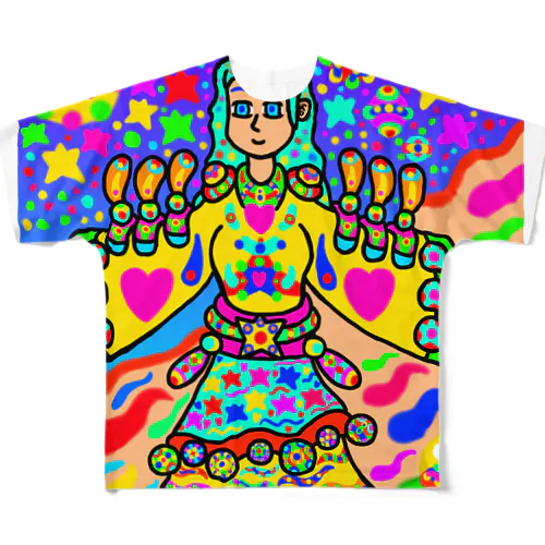 おとめ座 All-Over Print T-Shirt