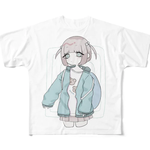 ぐるぐる フルグラフィックTシャツ