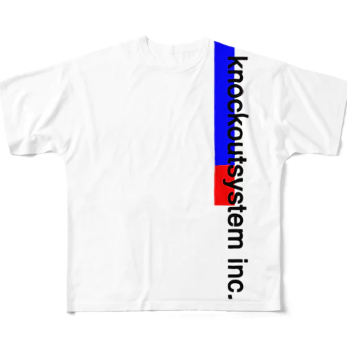 knockoutsystem inc. フルグラフィックTシャツ