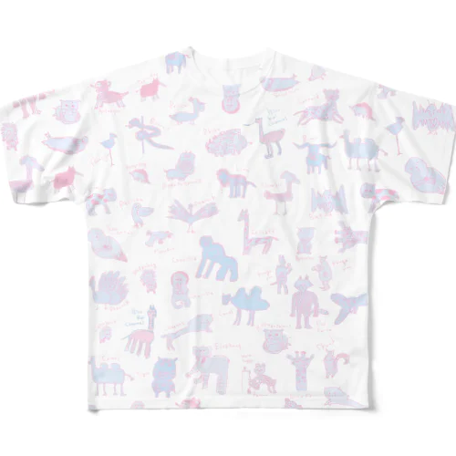 ぱすてる All-Over Print T-Shirt