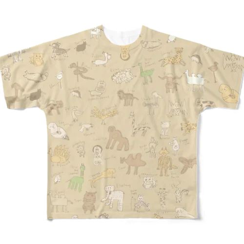 サバンナ All-Over Print T-Shirt