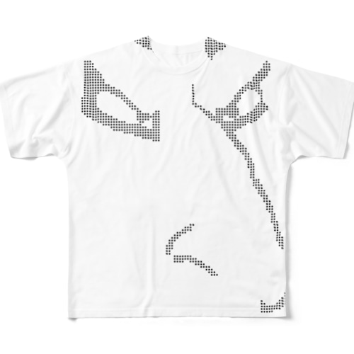 東洲斎写楽白 All-Over Print T-Shirt