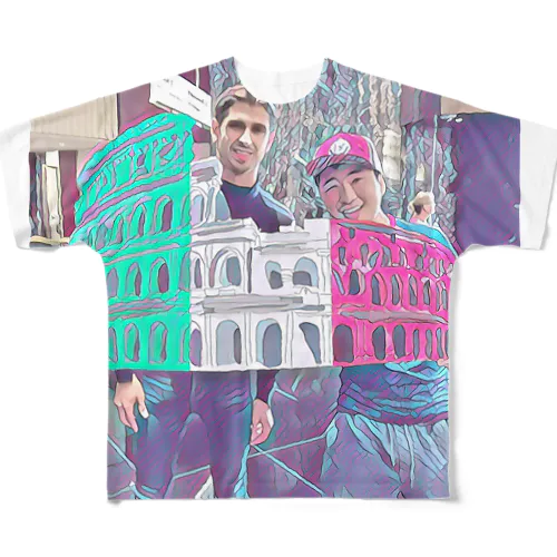 Team DIE &F1小僧☠️DIE☠️ フルグラフィックTシャツ