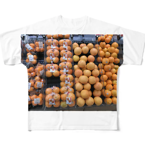 柑橘系 All-Over Print T-Shirt