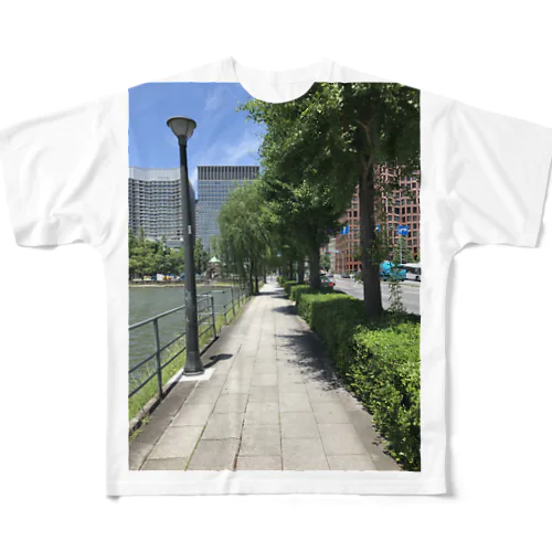 丸の内 All-Over Print T-Shirt