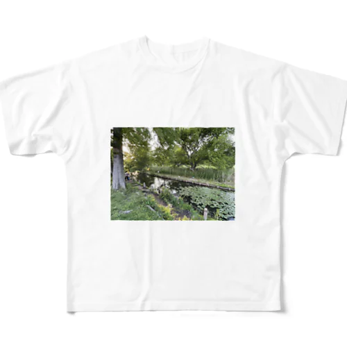 公園の一幕。 All-Over Print T-Shirt
