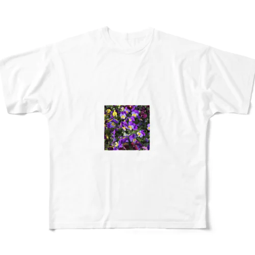 flower フルグラフィックTシャツ