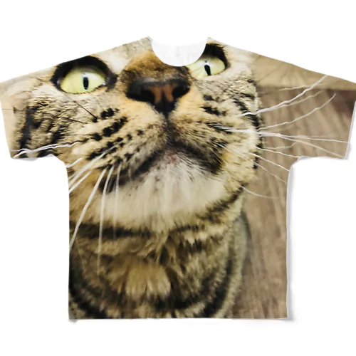 保護猫のこーりん フルグラフィックTシャツ