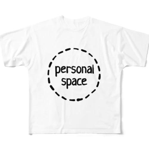 Personal Space フルグラフィックTシャツ
