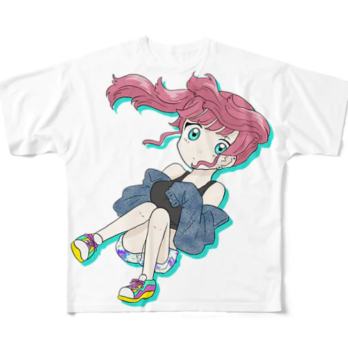 girl6 フルグラフィックTシャツ