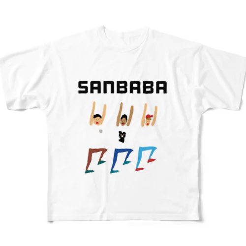 SANBABA All-Over Print T-Shirt