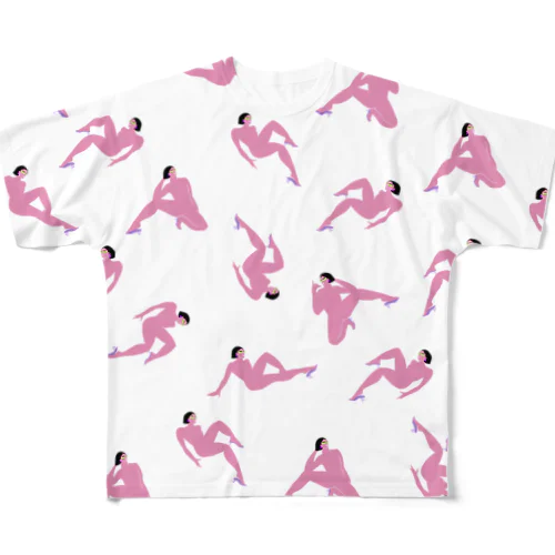 pink girl♡ All-Over Print T-Shirt