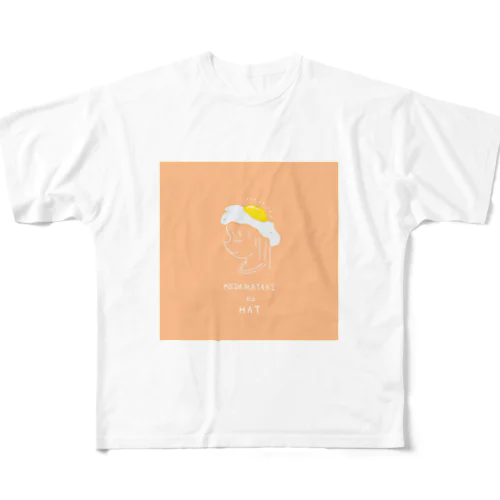 MEDAMAYAKI no HAT フルグラフィックTシャツ