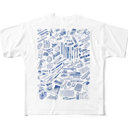 文具王ロゴマーク All-Over Print T-Shirt