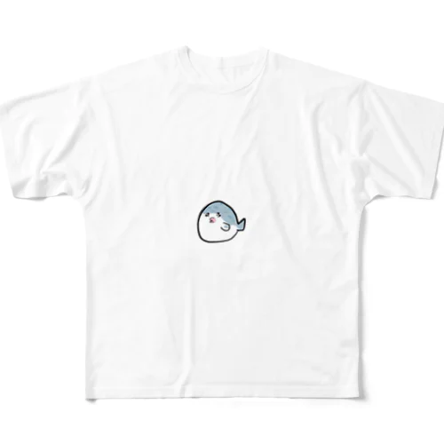 ふぐ フルグラフィックTシャツ