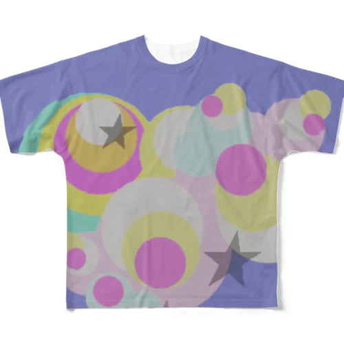 bubble フルグラフィックTシャツ