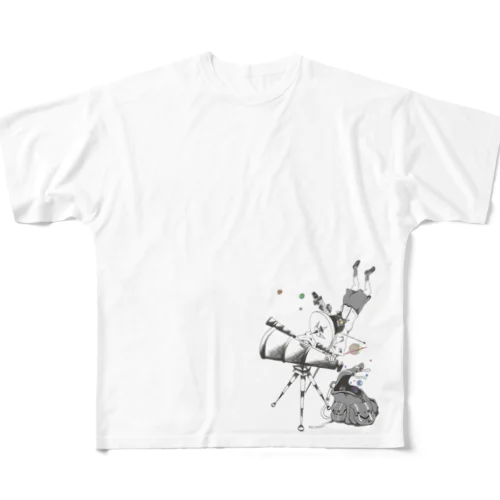 生命の存在を信じたいぼいじゃーくん All-Over Print T-Shirt