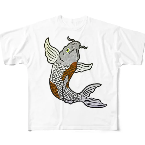 Rising Carp ② フルグラフィックTシャツ