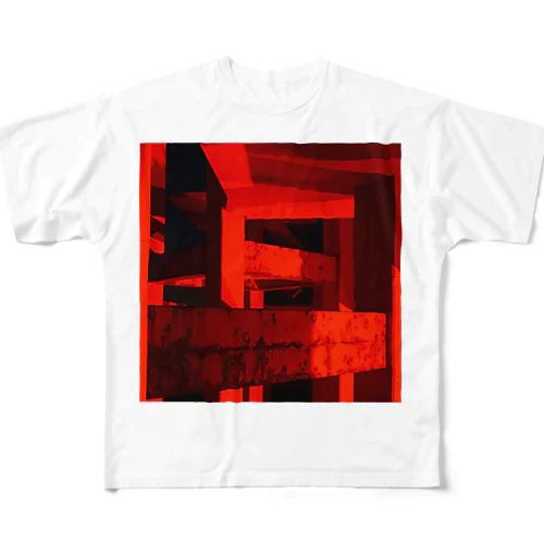 RED ARCHITECTURE フルグラフィックTシャツ