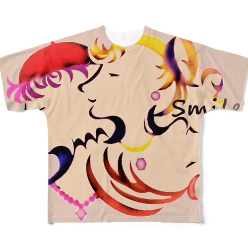 smilesmilesmile フルグラフィックTシャツ
