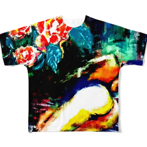 グロキシニア女 All-Over Print T-Shirt