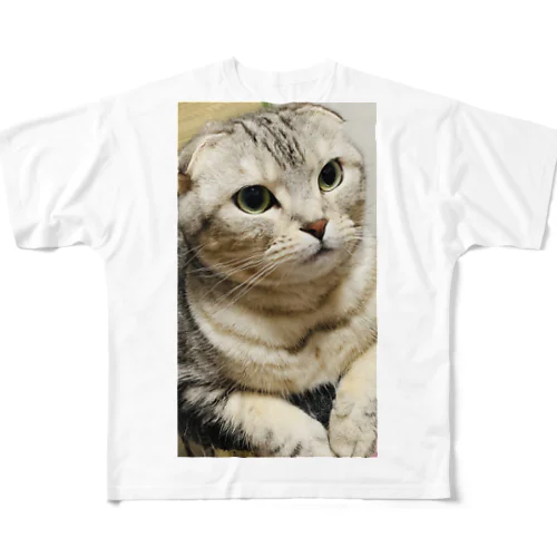 愛猫 フルグラフィックTシャツ