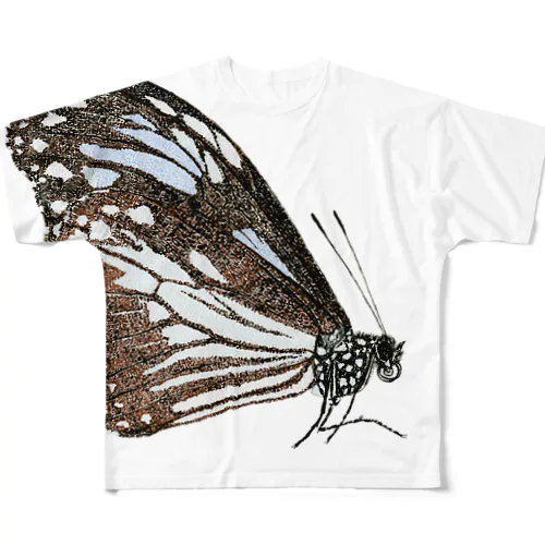 アサギマダラ All-Over Print T-Shirt