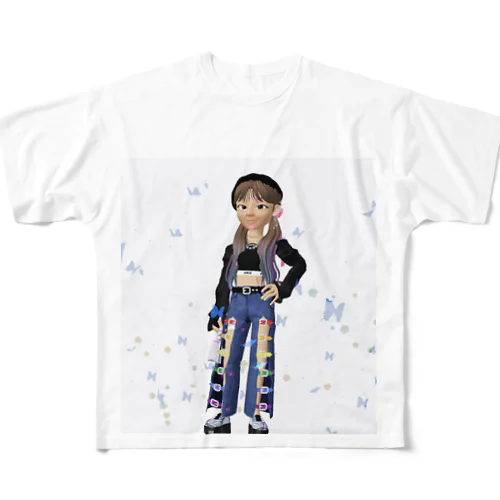イチナナ　アキ フルグラフィックTシャツ