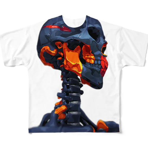 強化骨格３：Enhanced skeleton３ All-Over Print T-Shirt