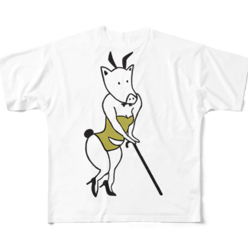 HAPPINESS KANGAROO フルグラフィックTシャツ