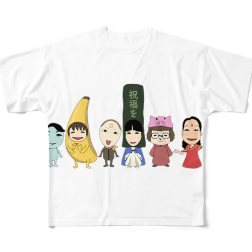 みんないっぱい☆ フルグラフィックTシャツ