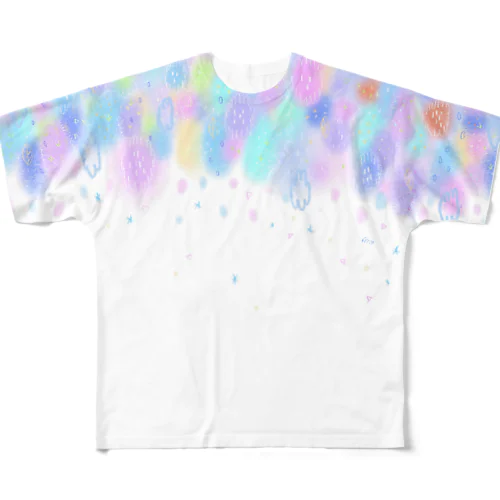 ハッピーフォレスト All-Over Print T-Shirt