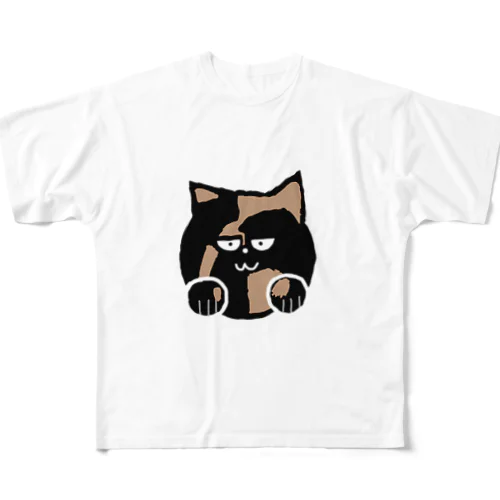 サビ猫のazuneko(あずねこ) All-Over Print T-Shirt