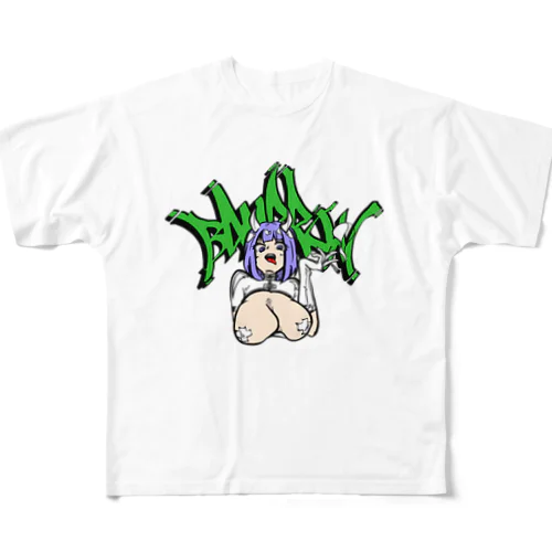 あ フルグラフィックTシャツ