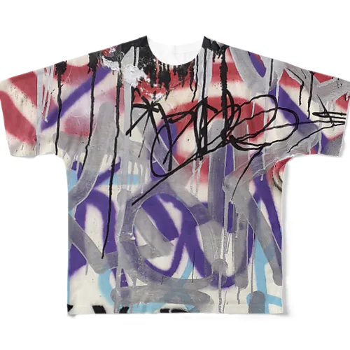 グラフィティ#6 All-Over Print T-Shirt