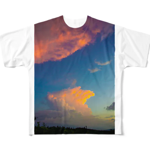 夕焼け雲 All-Over Print T-Shirt