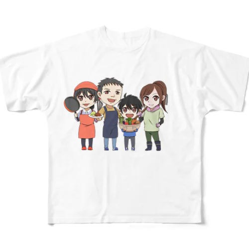 新居浜子ども食堂ネットワーク フルグラフィックTシャツ