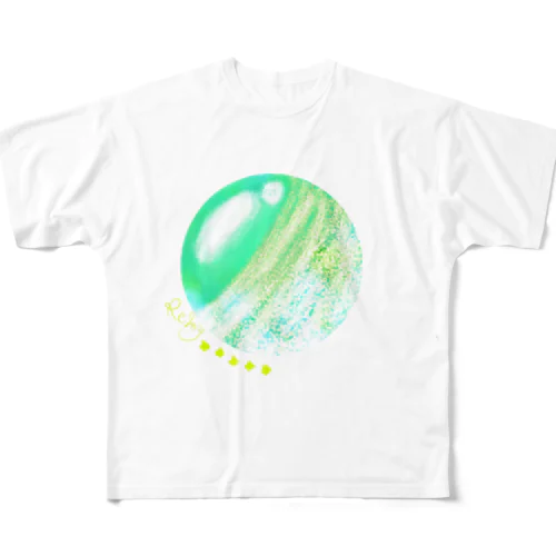 Remy　Green earth All-Over Print T-Shirt