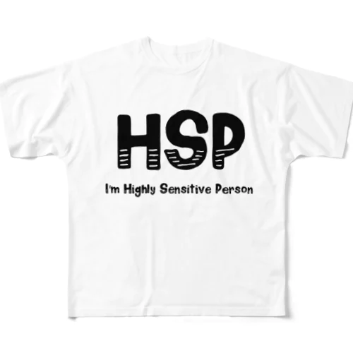 HSP(背面文字無し) フルグラフィックTシャツ