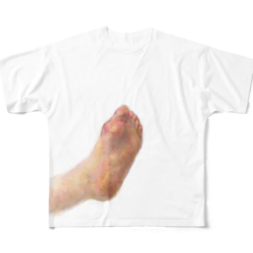 足の裏 All-Over Print T-Shirt