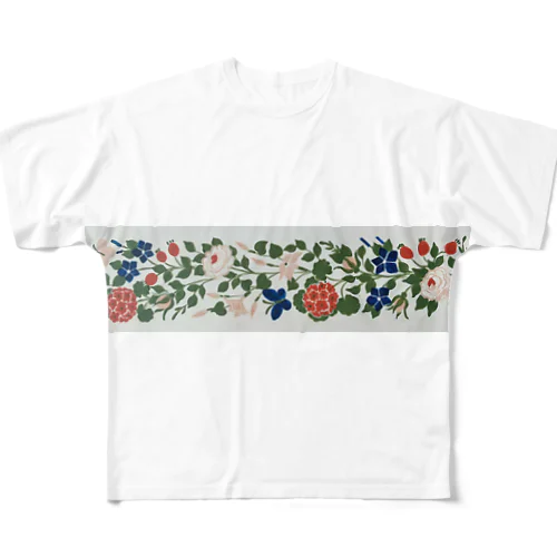 イングリッシュガーデン All-Over Print T-Shirt