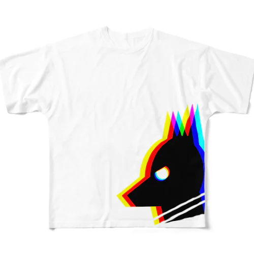 猟犬グッズ フルグラフィックTシャツ