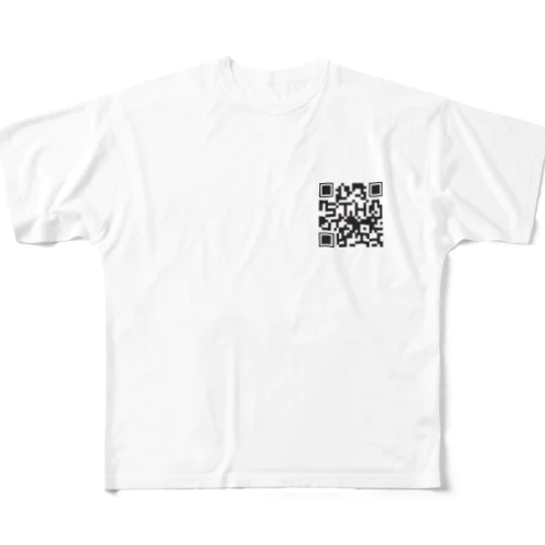 QRコード？ フルグラフィックTシャツ