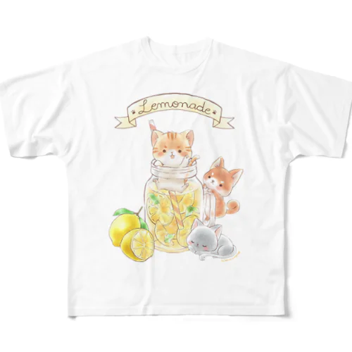 Lemonade Friends 🍋  All-Over Print T-Shirt