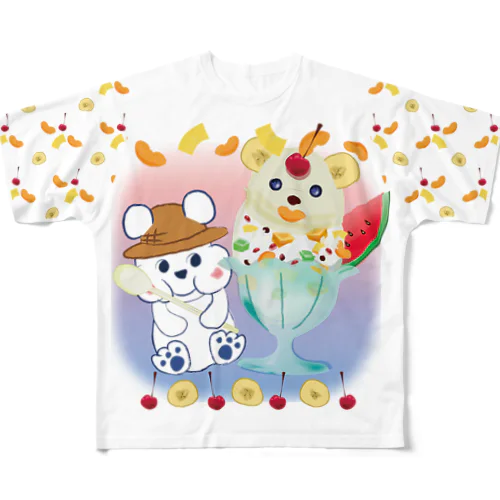 しろくまびより All-Over Print T-Shirt