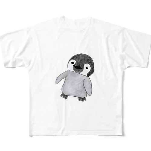 ベビーペンギン フルグラフィックTシャツ