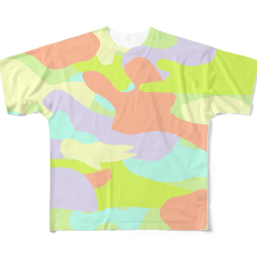 ガーリー迷彩 All-Over Print T-Shirt