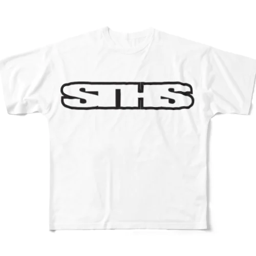 STHSロゴ フルグラフィックTシャツ