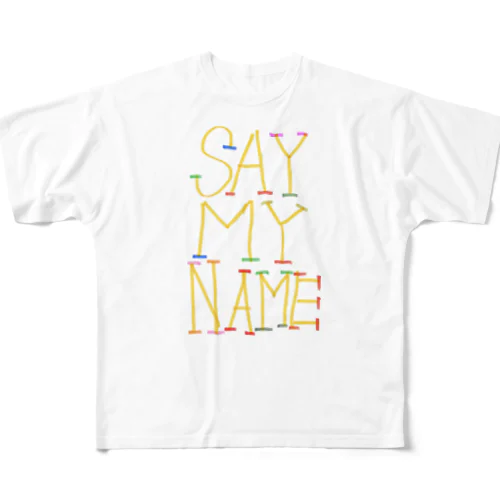 jackpot グッズ　say my name design by kureha All-Over Print T-Shirt