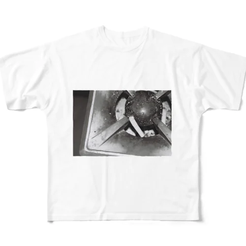 smoke All-Over Print T-Shirt
